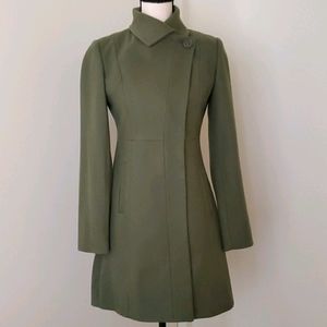 COPY - Mossimo Wool Blend Green Coat